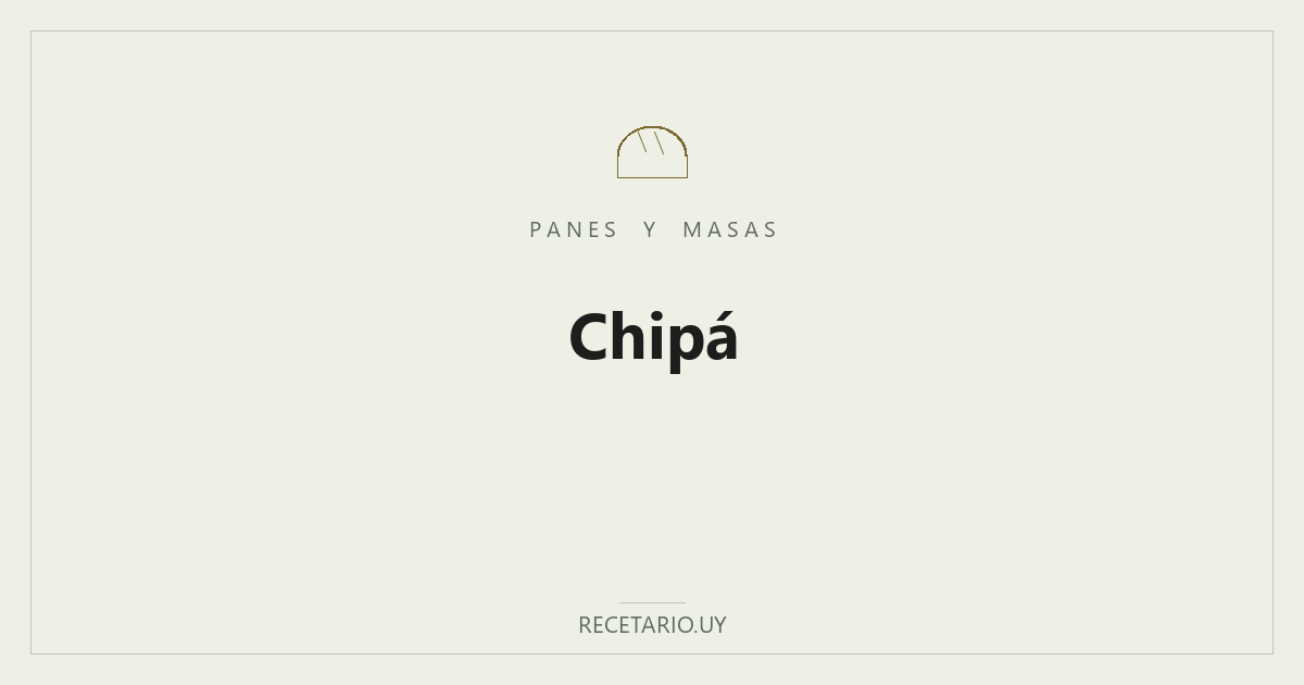 Chipá