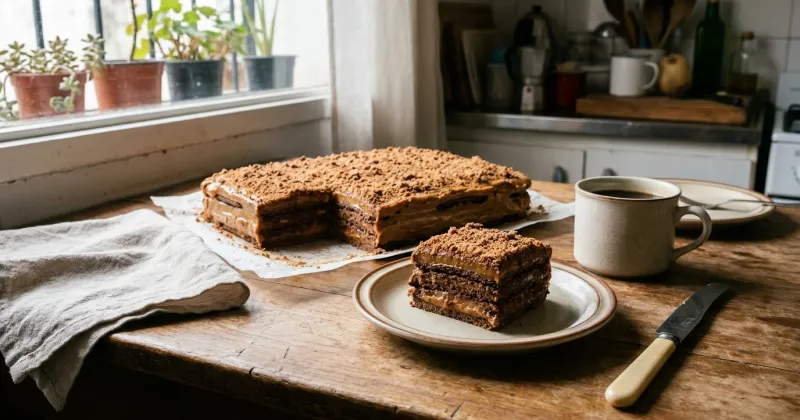 Chocotorta — La torta sin horno de galletitas de chocolate, dulce de leche y queso crema: se arma en 15 minutos.