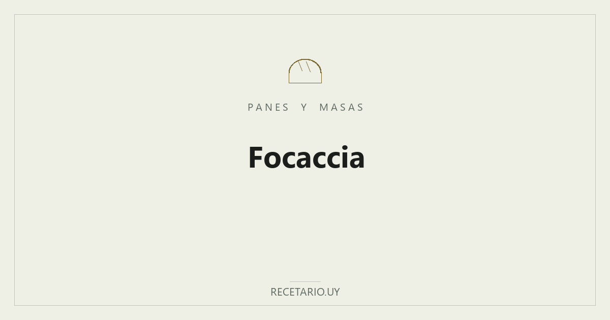 Focaccia