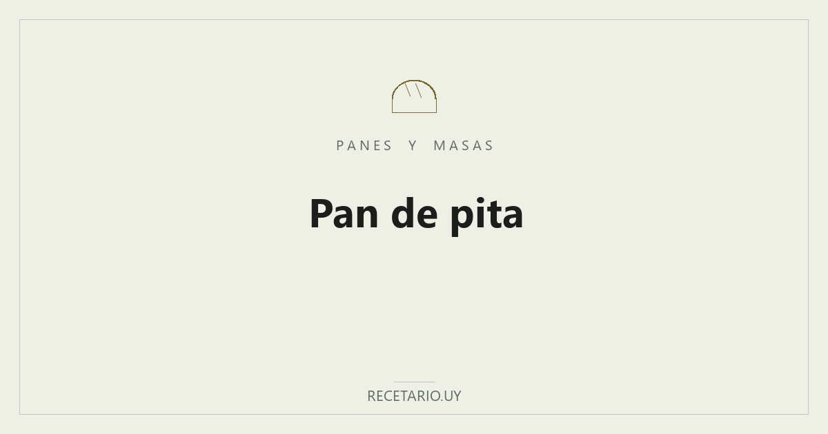 Pan de pita