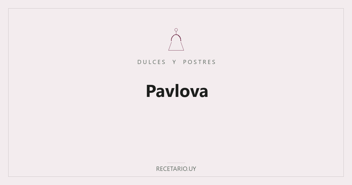 Pavlova